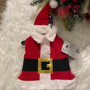 Adorable Santa Outfit with Hat for Dogs!  Size Extra Small, NWT